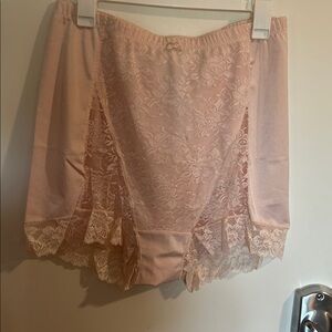 Rhonda Shear Lace Trim Panties in Soft Pink